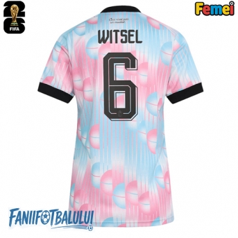 Belgia Axel Witsel #6 Echipament de Fotbal Replică Mondial 2026 Femei Deplasare